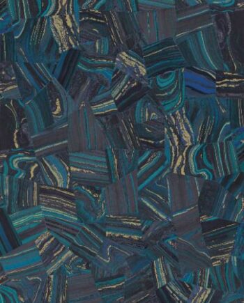 Крупноформатная декоративная плита с рисунком ABK Wide&Style Precious Blue, 120x280 см, 6 мм, матовая