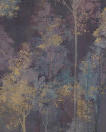 Крупноформатная декоративная плита с рисунком ABK Wide&Style Trees Purple B, 160x320 см, 6 мм, матовая