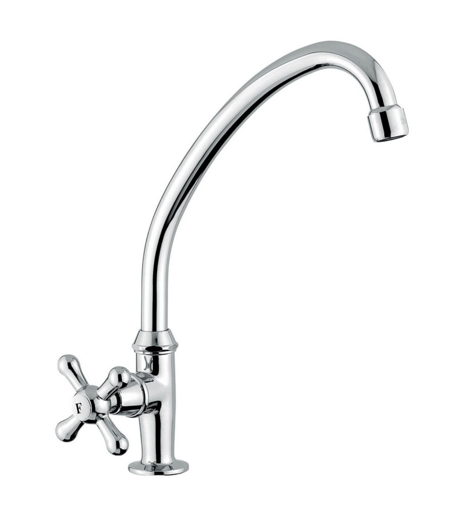 Кухонный кран Emmevi Stella 17060 с поворотным изливом, хром Кухонный кран Emmevi Stella 17060 с поворотным изливом