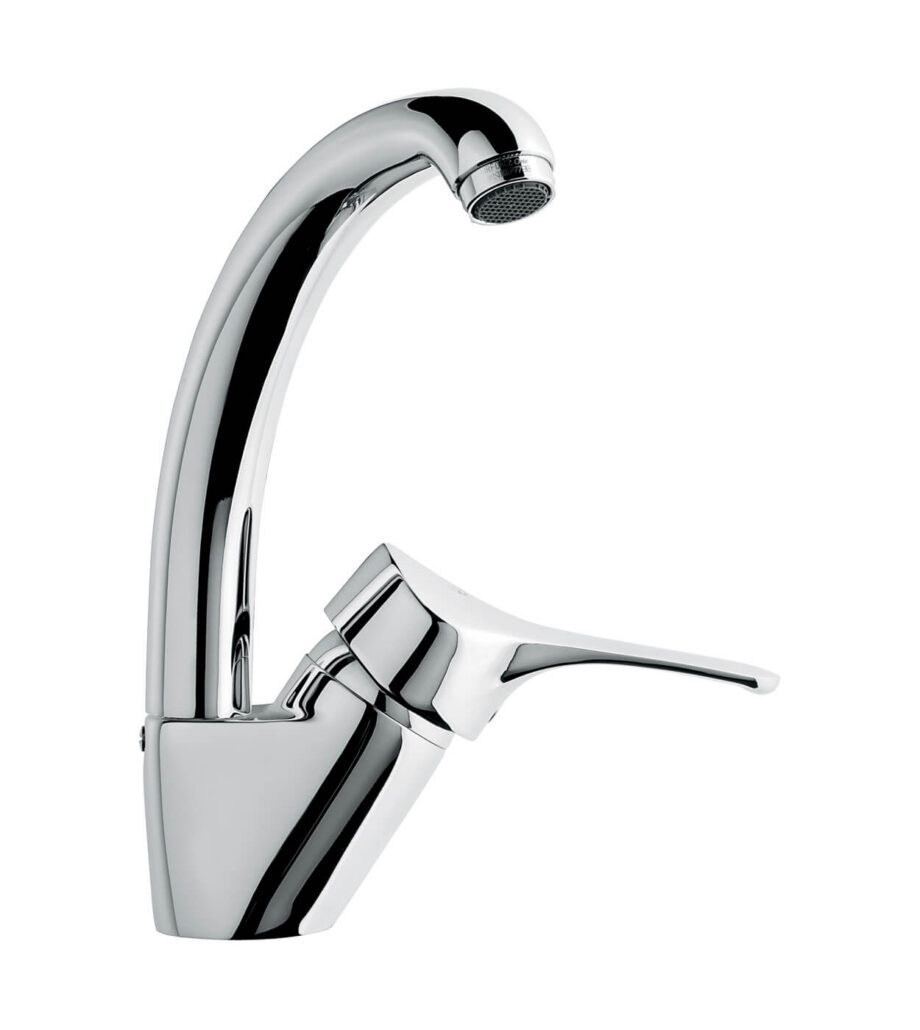 Кухонный смеситель Emmevi Zeus 3087ZCC с коротким изливом, хром Кухонный смеситель Emmevi Zeus 3087ZCC с коротким изливом