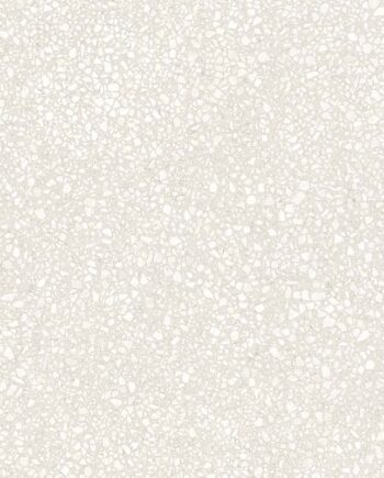 Матовая напольная плитка из керамогранита под терраццо Tau Portobello White, 60x120 см, белый, R10, ректифицированная