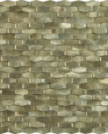 Металлическая мозаика Dune Halley Gold, 28,4x30 см, 5 мм