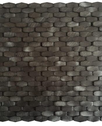 Металлическая мозаика Dune Halley Gunmetal, 28,4x30 см, 5 мм