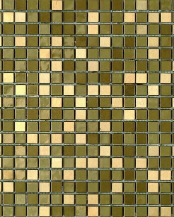 Металлическая мозаика Dune Metalic Gold, 30,1x30,1 см, 8 мм