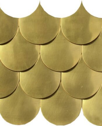 Металлическая мозаика Dune Sirena Gold, 30x20 см, 5 мм