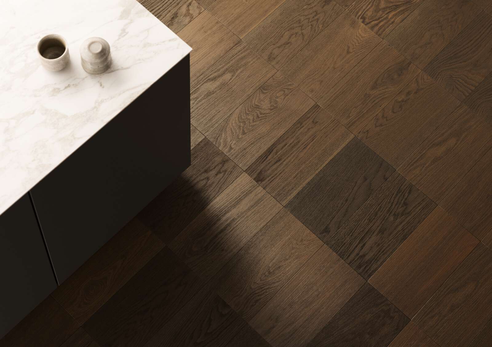 Модульный паркет Bauwerk Formpark Mini 570 копчёный дуб 14 масло – 4