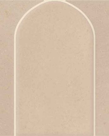 Мозаичная плитка из керамогранита под бетон Tau Detroit Linen Arco, 43,7x14,3 см, льняной