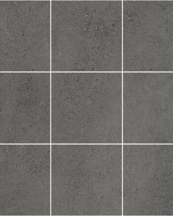 Мозаичная плитка из керамогранита под бетон Tau Integra Graphite 10x10, 30x30 см, графитовый