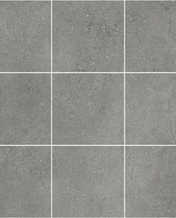 Мозаичная плитка из керамогранита под бетон Tau Integra Gray 10x10, 30x30 см, серый
