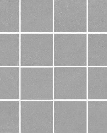 Мозаичная плитка из керамогранита под бетон Tau Lema Silver 7x7, 30x30 см, серебристо-серый
