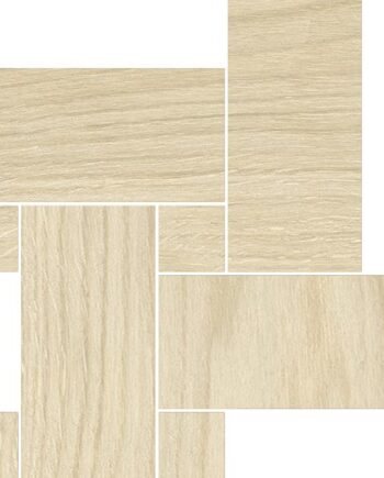 Мозаичная плитка из керамогранита под дерево Tau Loire Sand Legno, 22x22 см, песочный
