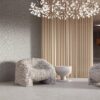 Декоративная керамическая плитка с узором ABK Moooi Egg Scape Cloistered Dove Concrete, 60×120 см, 8,5 мм, с глянцевым декором – фото 2 Декоративная керамическая плитка с узором ABK Moooi Egg Scape Cloistered Dove Concrete, 60x120 см, 8,5 мм, с глянцевым декором – 2