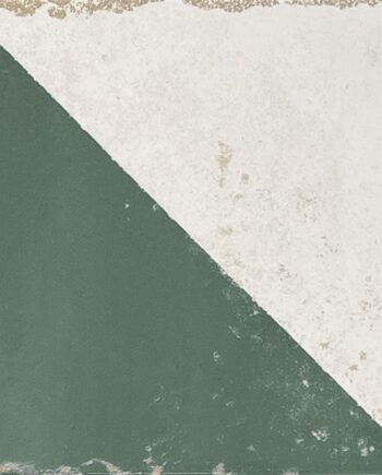 Напольная плитка из керамогранита с валенсийским орнаментом Dune Antiga Cabanyal Verde, 20x20 см, 9 мм, зелёный