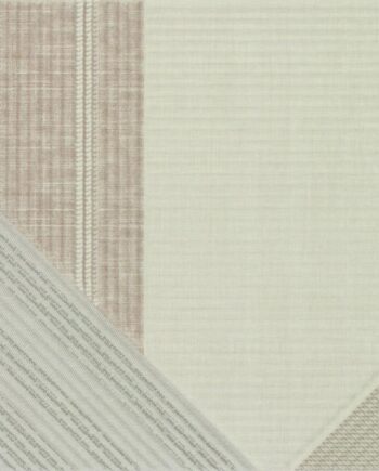Настенная керамическая плитка с полосатым 3D-рельефом Dune Stripes Mix Linen, 25x25 см, 10 мм, льняной бежевый