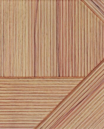 Настенная керамическая плитка с полосатым 3D-рельефом Dune Stripes Mix Teak, 25x25 см, 10 мм, тик
