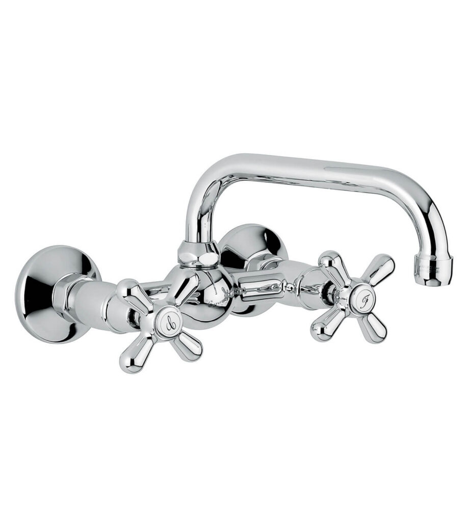 Настенный двухвентильный кухонный смеситель Emmevi Decò Classic 12005U