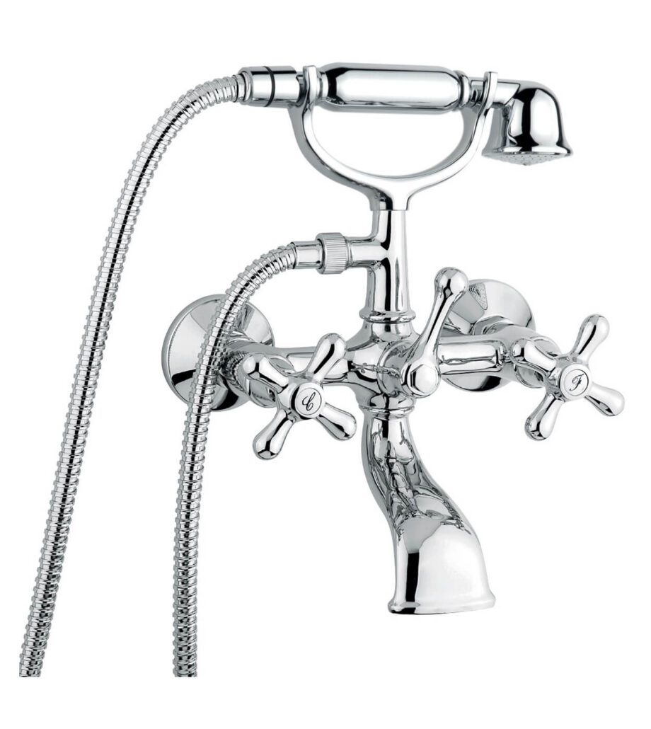Настенный смеситель для ванны Emmevi Decò Classic 12011, хром Настенный смеситель для ванны Emmevi Decò Classic 12011