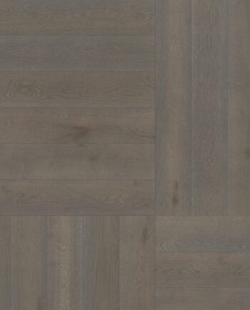 Паркет Дуб, ter Hürne, Oak azure brown, брашированная, V-образная фаскa, натуральное масло