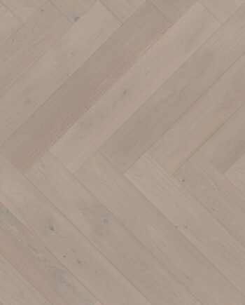 Паркет Дуб, ter Hürne, паркет елочкой, Oak light grey, светло-серый, брашированная, V-образная фаскa, особенно матовый лак
