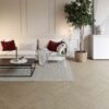 Паркет ёлочкой ясень Esta Elegant Sandstone Original 600 мм экстраматовый лак – 2