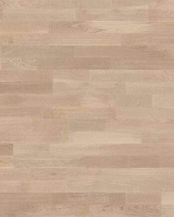 Паркет Tarkett, Shade, дуб Cream White (белый) DuoPlank, 2 полосы, краска, Proteco Natura матовый лак