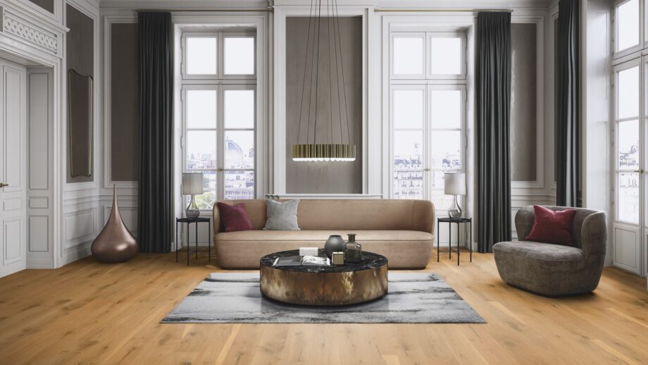 Laudparkett Bauwerk Casapark tamm 56 harjatud õlivaha 181mm