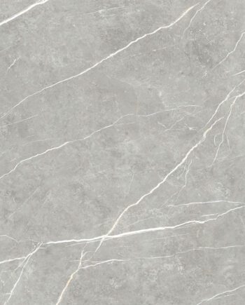 Полированная напольная плитка из керамогранита под мрамор Tau Elite Gray Pol, 120x120 см, 9 мм, серый, ректифицированная