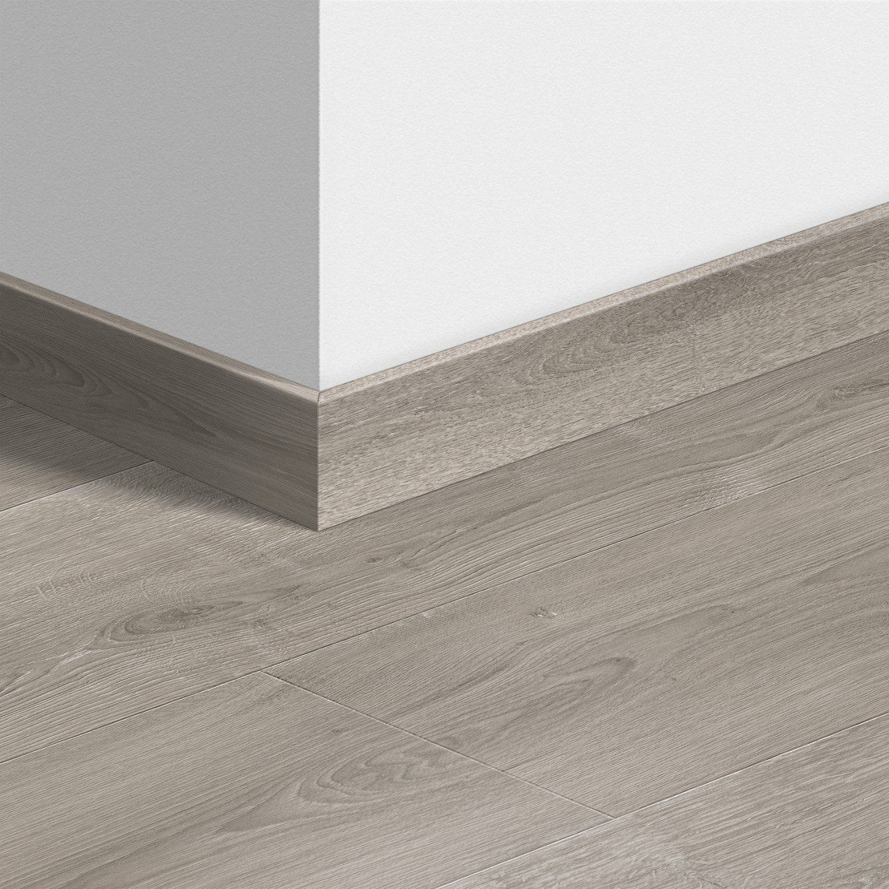 Плинтус Quick-Step Brushed Oak Grey для ламината, МДФ, 12x58x2400 мм