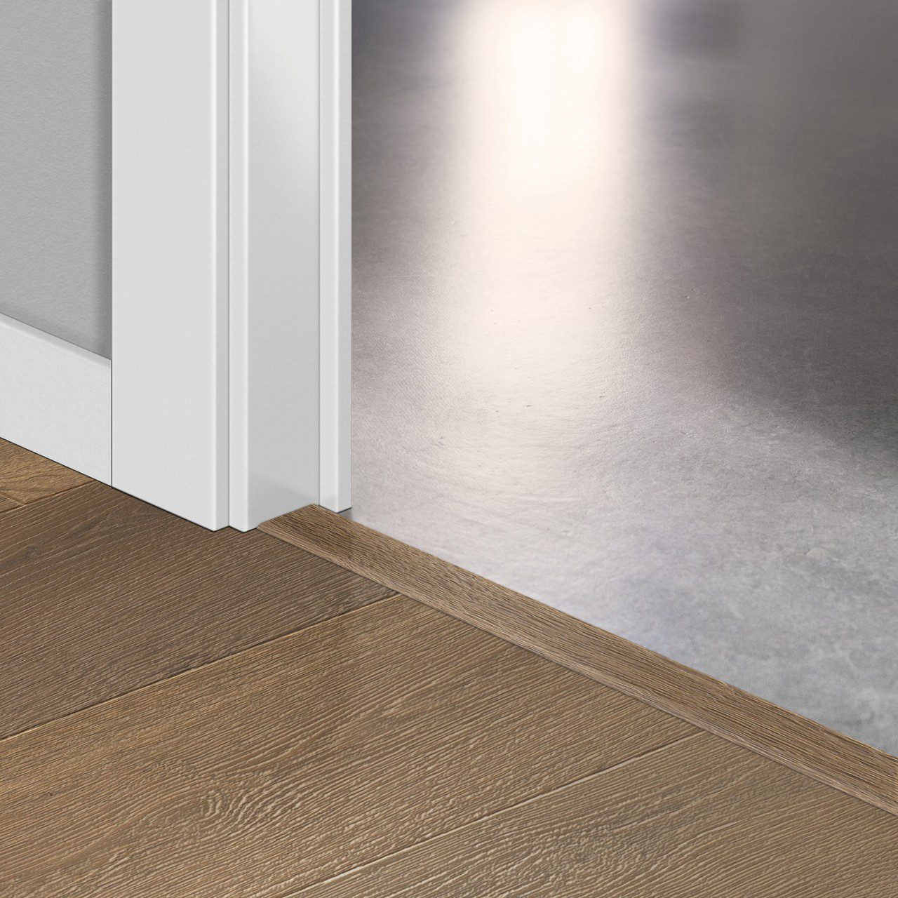 Профиль Incizo 5-в-1 Quick-Step Latte Oak Oiled для паркета, древесный шпон, 17x54x2150 мм