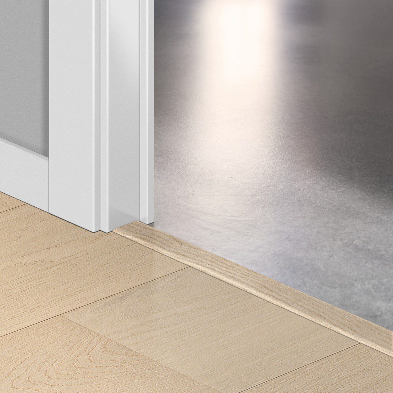 Профиль Incizo 5-в-1 Quick-Step Polar Oak Matt для паркета, древесный шпон, 17x54x2150 мм