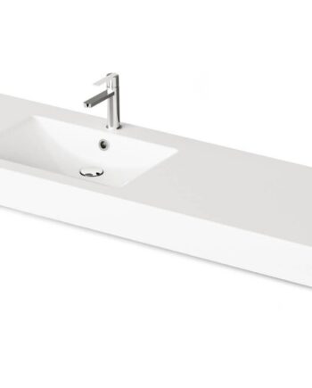 Раковина со столешницей PAA LONG STEP 150, чаша справа