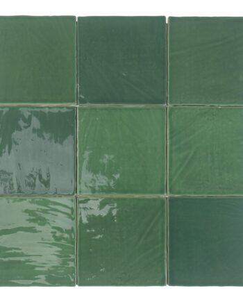 Рельефная настенная керамическая плитка под ручную работу Dune Tabarca Verde, 15x15 см, 9 мм, зелёный