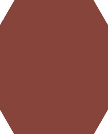 Шестигранная напольная плитка из керамогранита Dune Exa Garnet, 15x17 см, 8 мм, гранатовый, R10