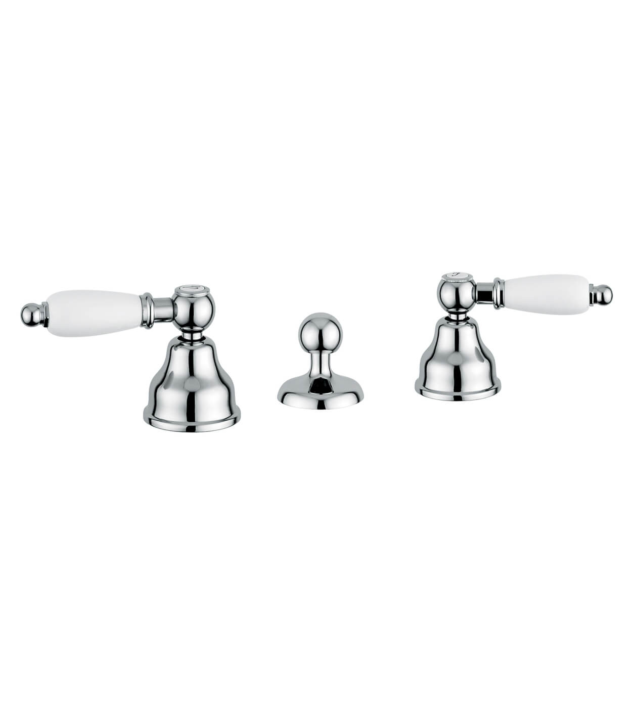 Смеситель для биде на 3 отверстия Emmevi Decò Ceramic 121034