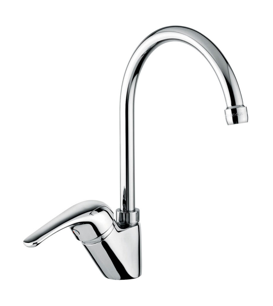 Смеситель для кухни Emmevi Ambra 9084 с поворотным изливом, хром Смеситель для кухни Emmevi Ambra 9084 с поворотным изливом