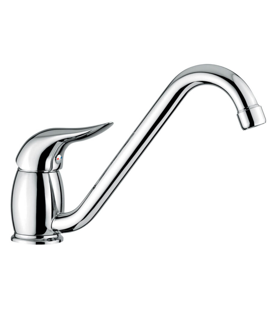 Смеситель для кухни Emmevi Duka 44007 с поворотным изливом, хром Смеситель для кухни Emmevi Duka 44007 с поворотным изливом