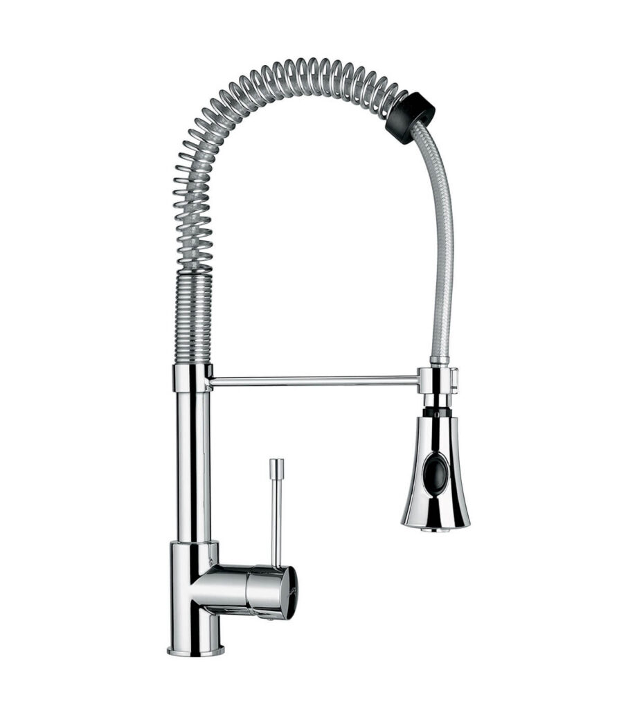 Смеситель для кухни Emmevi Eden 71310 с выдвижной лейкой, хром Смеситель для кухни Emmevi Eden 71310 с выдвижной лейкой