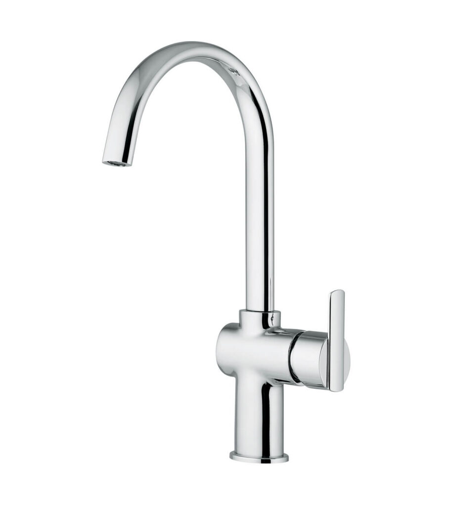 Смеситель для кухни Emmevi Elly 41007 с поворотным изливом, хром Смеситель для кухни Emmevi Elly 41007 с поворотным изливом