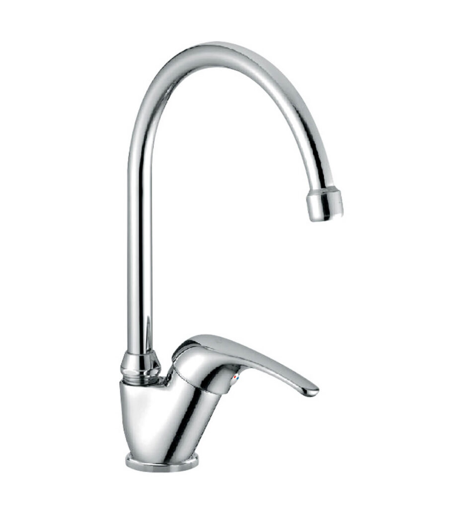Смеситель для кухни Emmevi Giglio 8084 с поворотным изливом