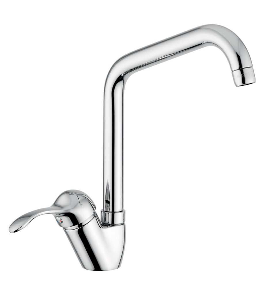 Смеситель для кухни Emmevi Melody 11085 с поворотным изливом, хром Смеситель для кухни Emmevi Melody 11085 с поворотным изливом