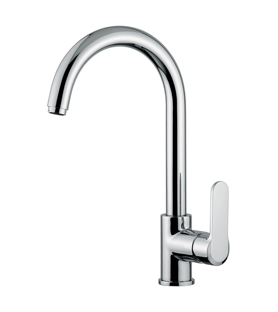Смеситель для кухни Emmevi Nefer 77047 с поворотным изливом, хром Смеситель для кухни Emmevi Nefer 77047 с поворотным изливом