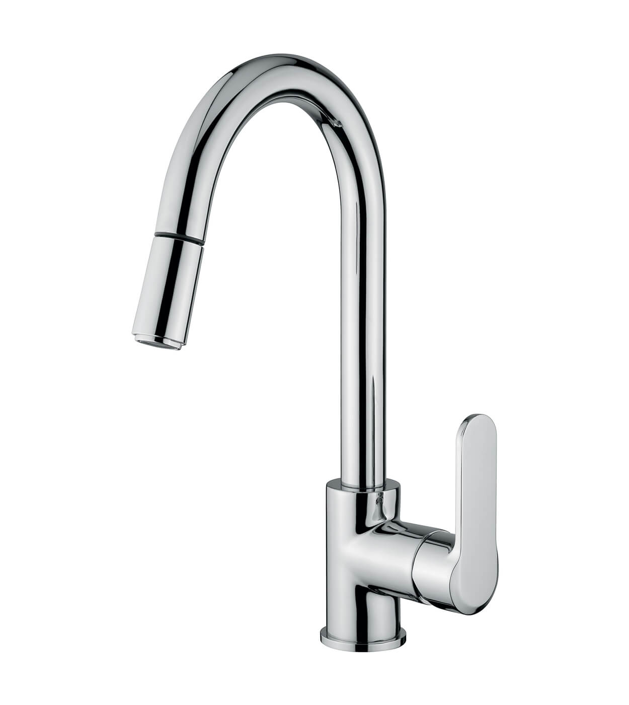 Смеситель для кухни Emmevi Nefer 77066 с выдвижной лейкой