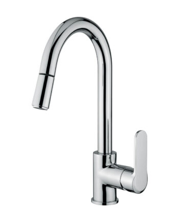 Смеситель для кухни Emmevi Nefer 77066ND с выдвижной лейкой, низкого давления