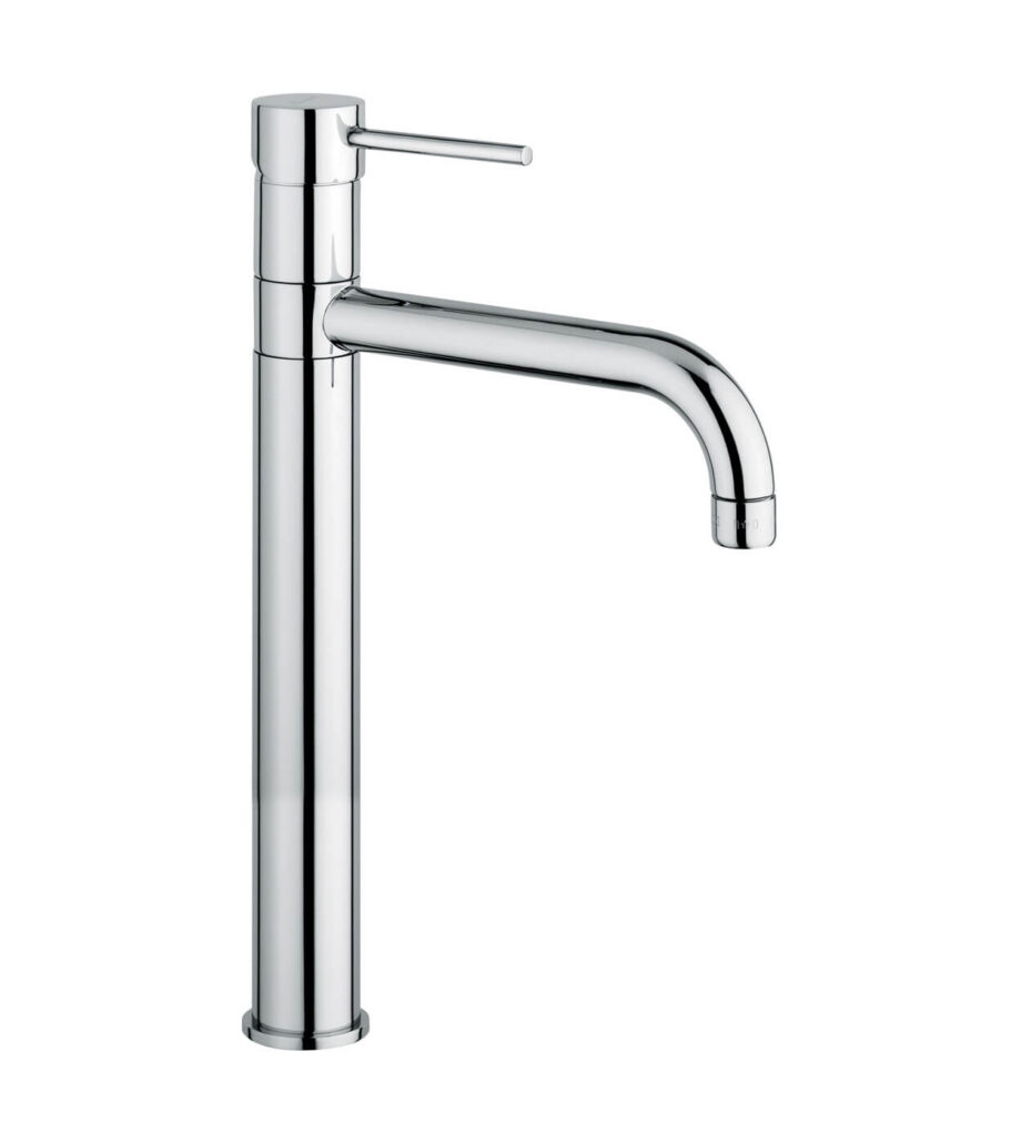 Смеситель для кухни Emmevi Piper 45007BIG, высокий L-образный излив, хром Смеситель для кухни Emmevi Piper 45007BIG, высокий L-образный излив