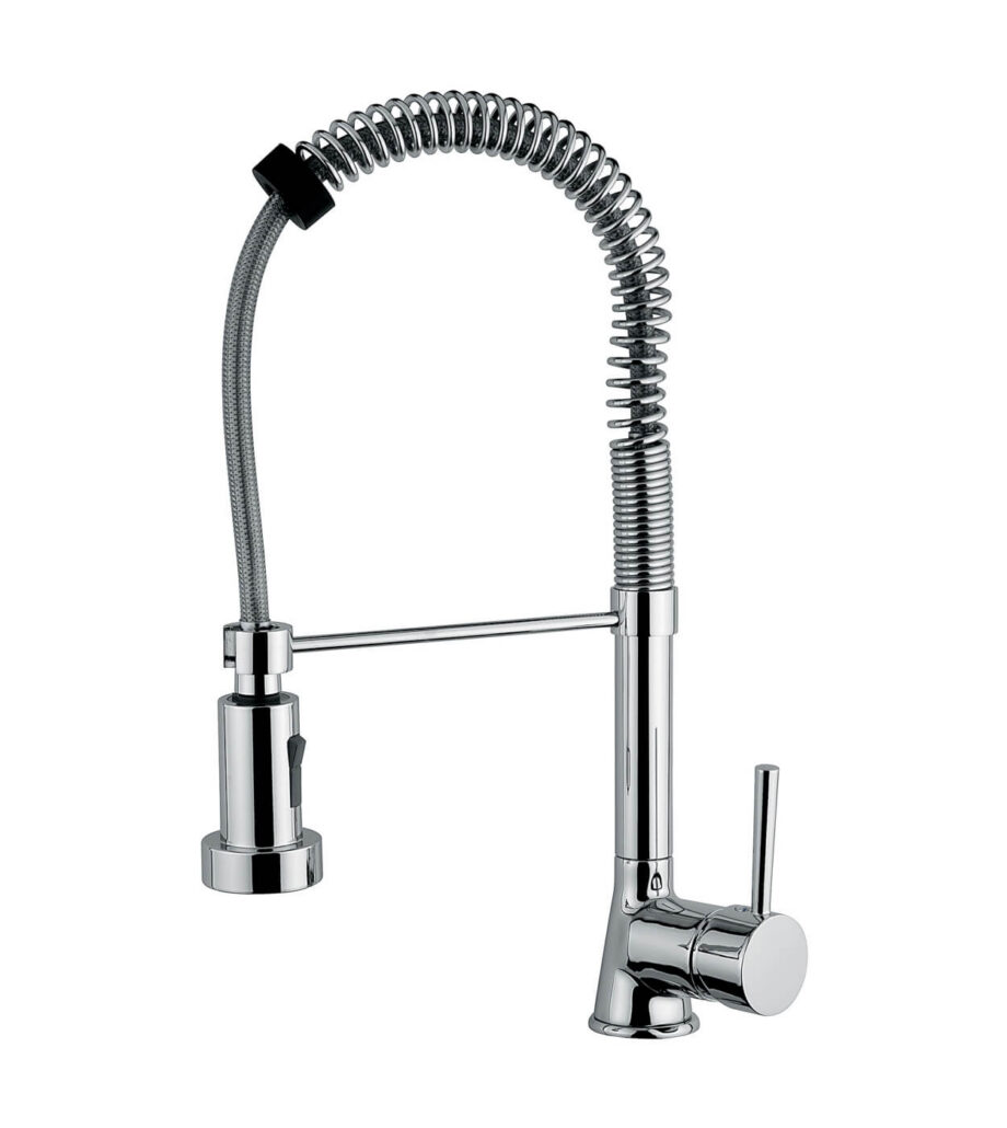 Смеситель для кухни Emmevi Piper 45010 с выдвижной лейкой, хром Смеситель для кухни Emmevi Piper 45010 с выдвижной лейкой