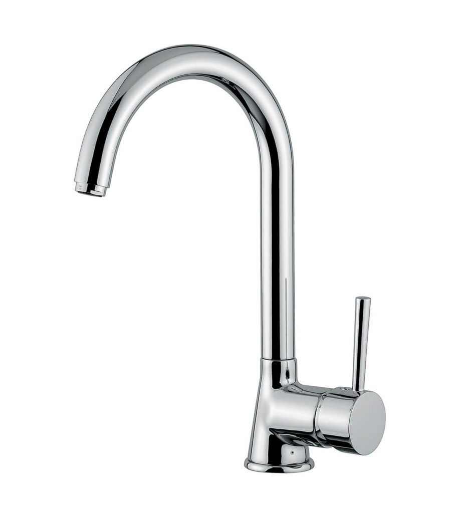 Смеситель для кухни Emmevi Piper 45077 с поворотным изливом, хром Смеситель для кухни Emmevi Piper 45077 с поворотным изливом