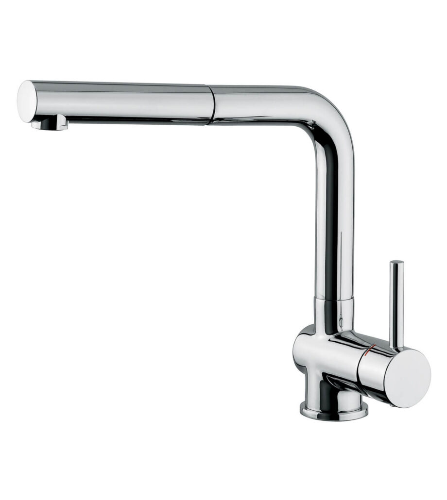 Смеситель для кухни Emmevi Piper 45084 с выдвижной лейкой, хром Смеситель для кухни Emmevi Piper 45084 с выдвижной лейкой