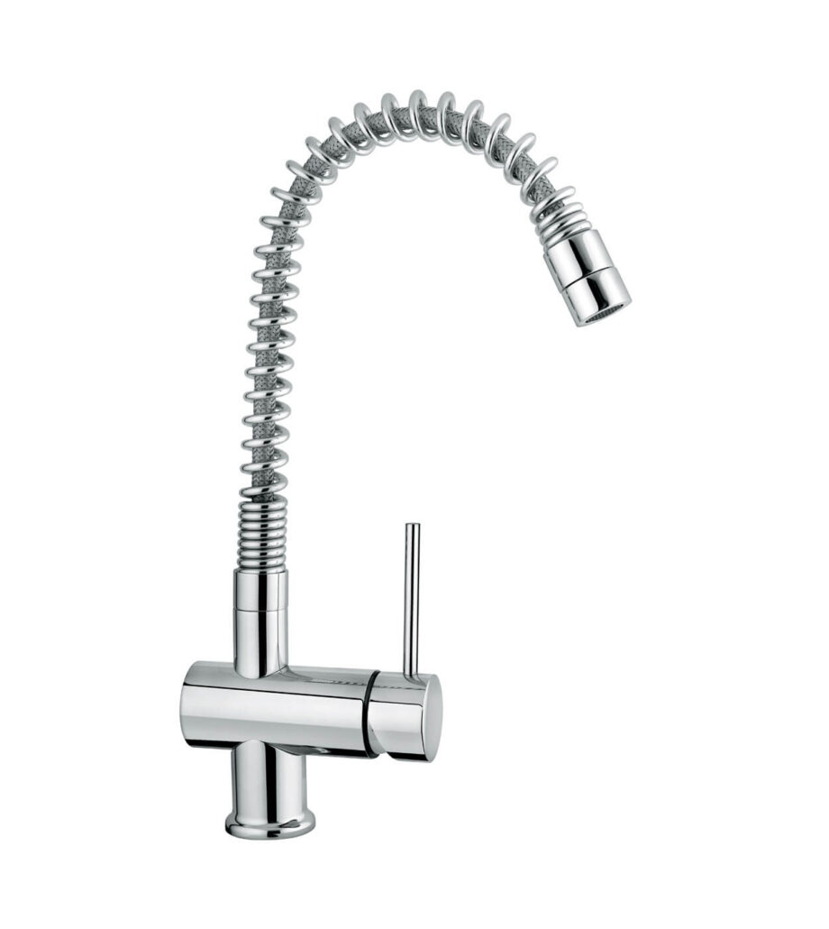 Смеситель для кухни Emmevi Piper 45510 с поворотным изливом, хром Смеситель для кухни Emmevi Piper 45510 с поворотным изливом