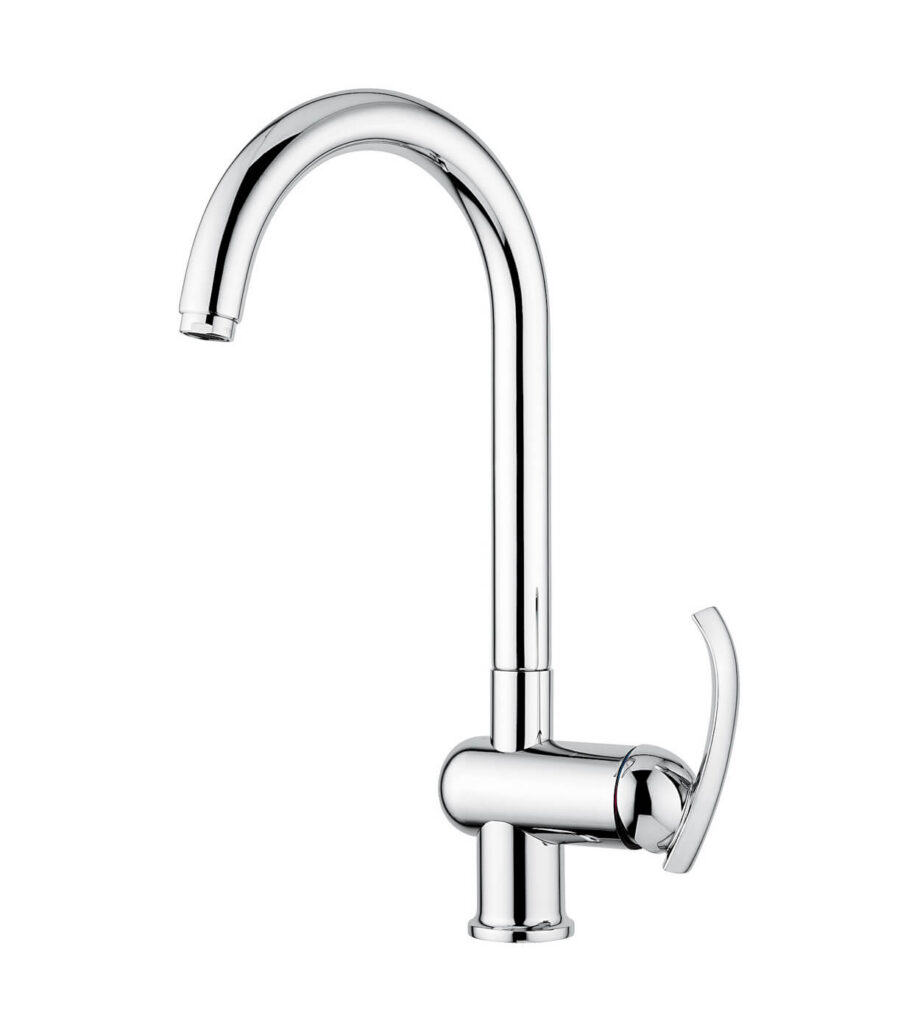 Смеситель для кухни Emmevi Ramses 72007 с поворотным изливом, хром Смеситель для кухни Emmevi Ramses 72007 с поворотным изливом