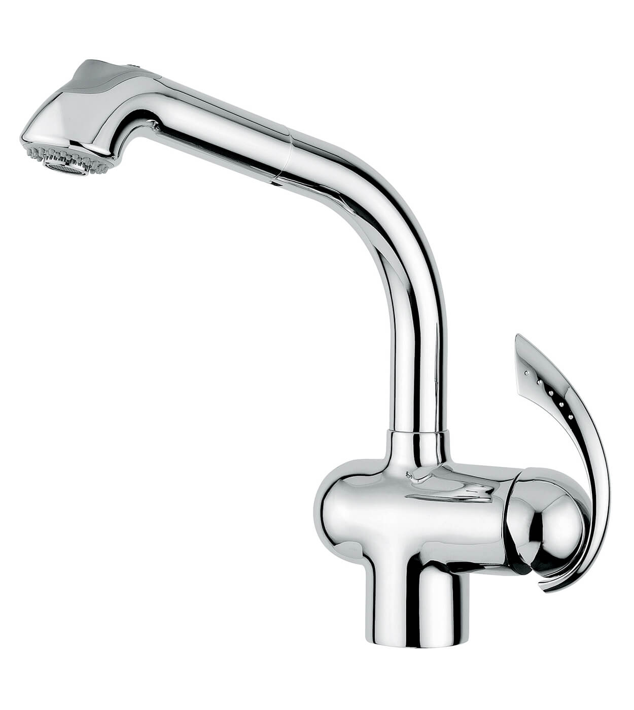 Смеситель для кухни Emmevi Ramses 72068 с выдвижной лейкой